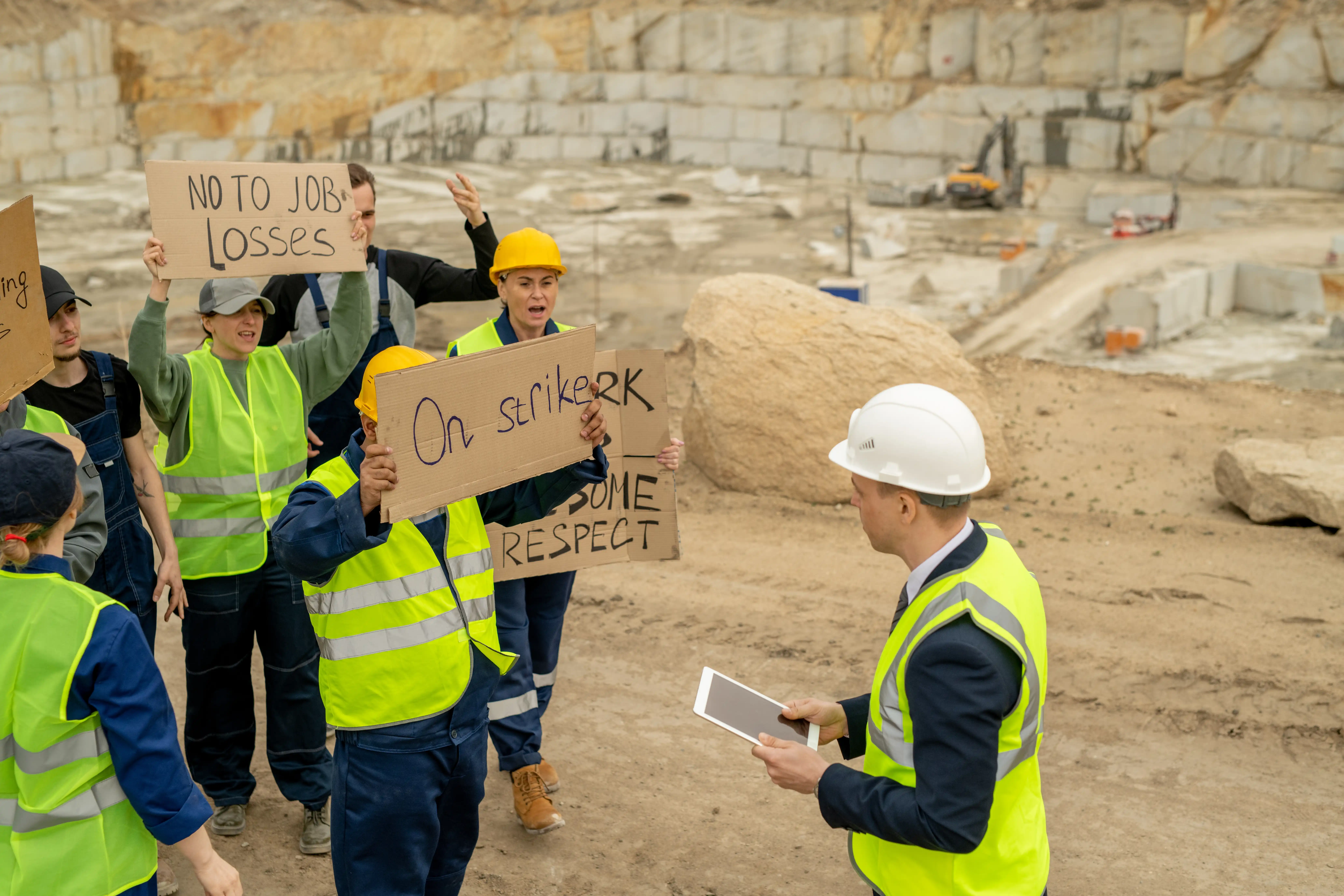 mining labour dispute